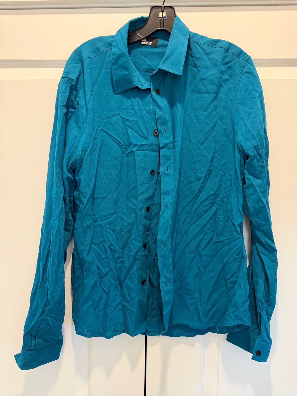 BRAND NEW - The Kooples Turquoise Button-Down Shirt